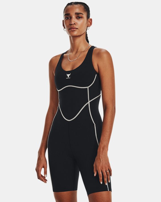 Women's Project Rock Bodysuit, Black, pdpMainDesktop image number 0